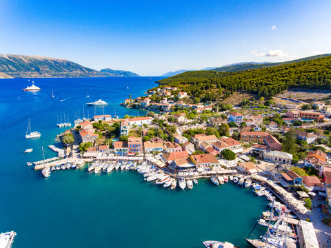 Fiskardo Harbour, Kefalonia, Greece